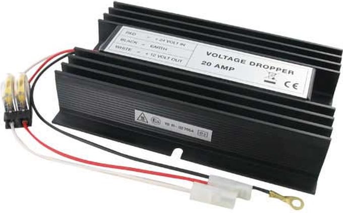 Omvormer 24 -> 12 Volt 20 amp?re