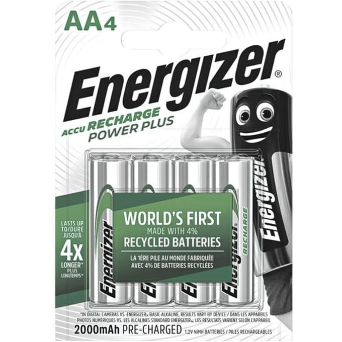 Energizer Power Plus HR06 Oplaadbare AA batterij (penlite) NiMH 2000 mAh 1.2 V 4 stuk(s)