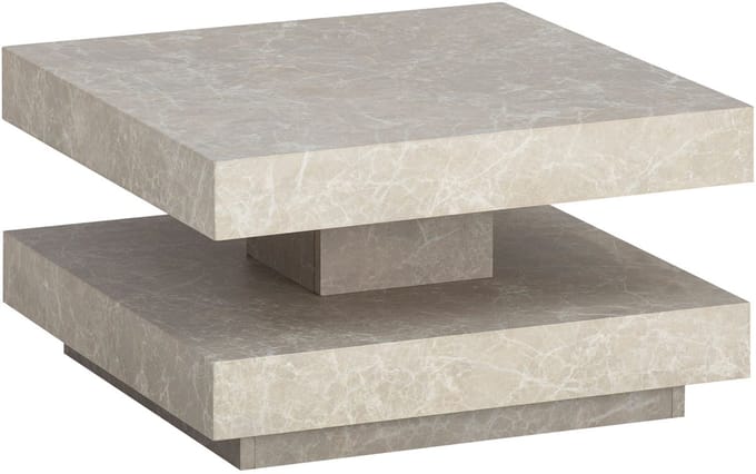 Salontafel beige 60x60 cm - WL6.921