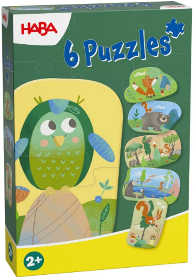 Haba | 6 Eerste Puzzels Bosdieren