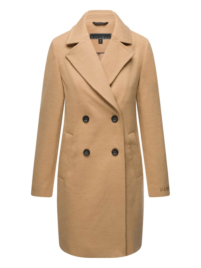 Navahoo Frostjuwel dames overgangsmantel met elegante strependetails