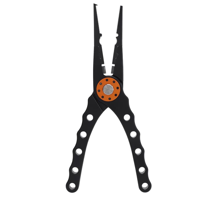 Vispincet Aluminiumlegering Multifunctioneel Splitringpincet Haakverwijderaar Gevlochten Lijnknipper black