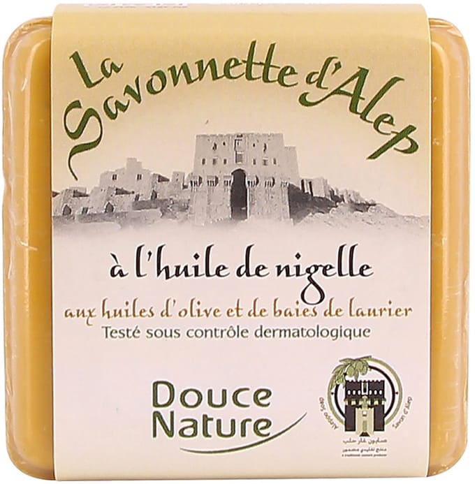 Douce Nature Zeep Aleppo nigella klein bio 100 Gram