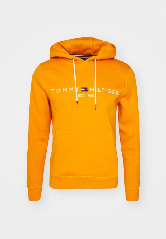 Tommy Hilfiger SS'22 Geborduurd Logo Hoodie - Perzik - S