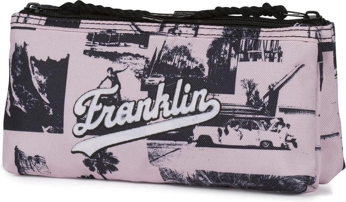 Etui Franklin & Marshall. Girls roze 10x21x6 cm