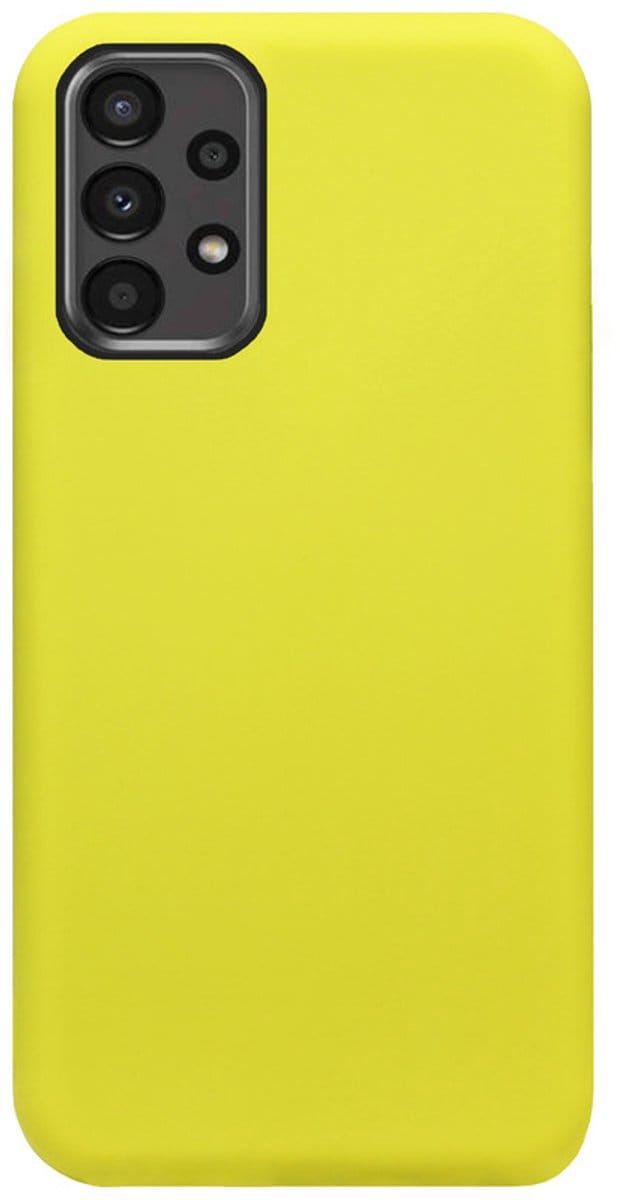 ADEL Siliconen Back Cover Softcase Hoesje voor Samsung Galaxy A13 - Geel