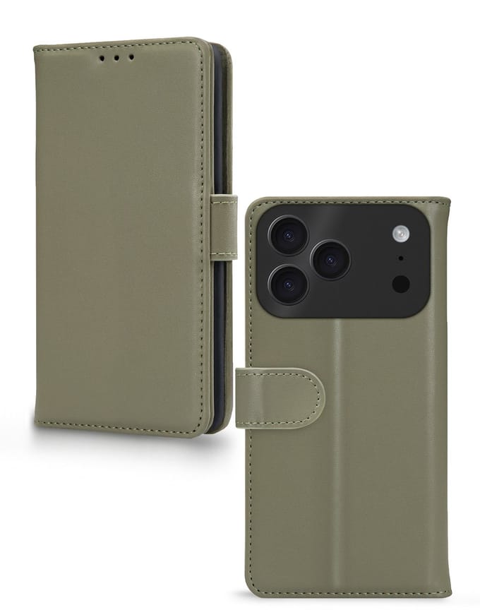 Mobilize Premium Gelly Wallet Book Case - Geschikt voor Apple iPhone 17 Pro Max - Green