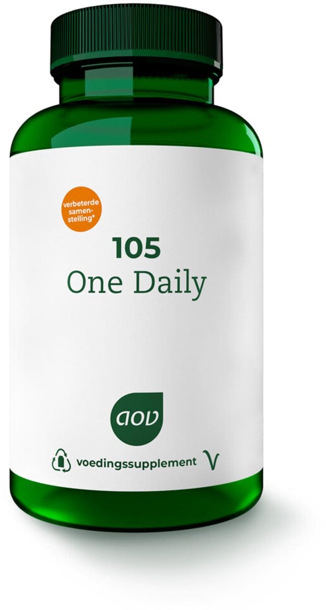 AOV One Daily 105 - 2 x 60 tabletten - Voordeelverpakking