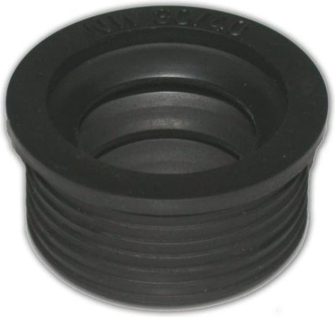 Solar Sifonmanchet Dn30/50 - 5/4 Zwart Tpe, 50 Mm