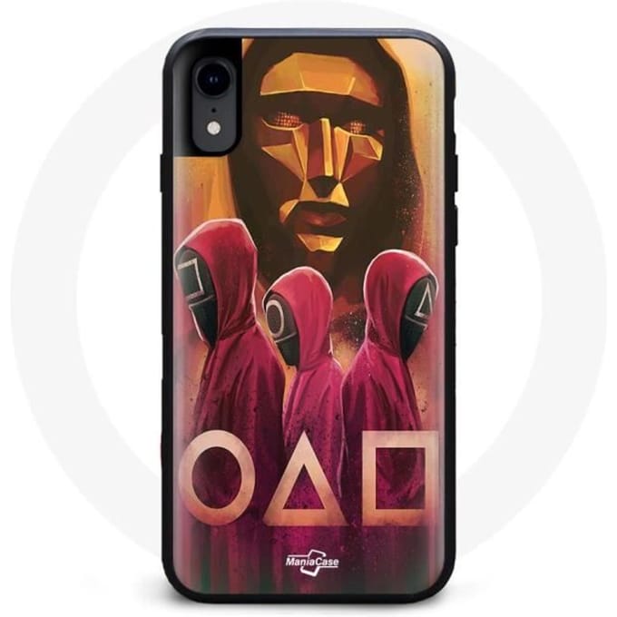 Coque Iphone X Squid Game Masks Faces