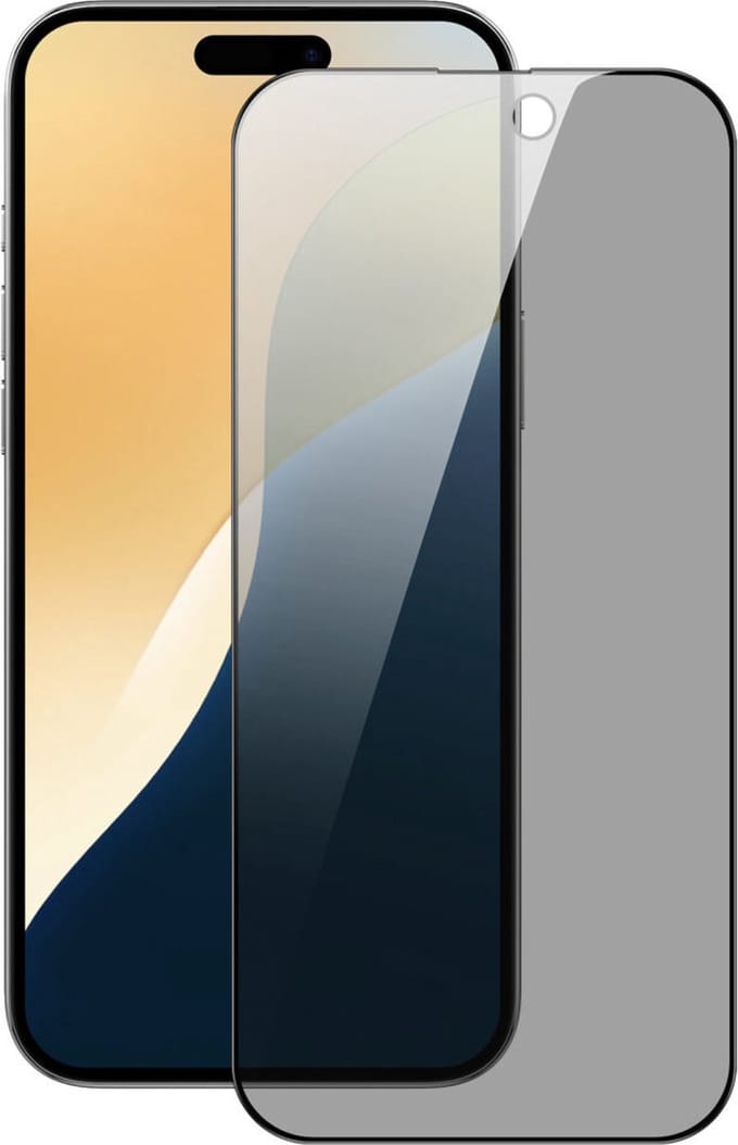 Dux Ducis - Privacy Screenprotector - Geschikt voor Apple iPhone 16 Plus - Tempered Glass - Zwart