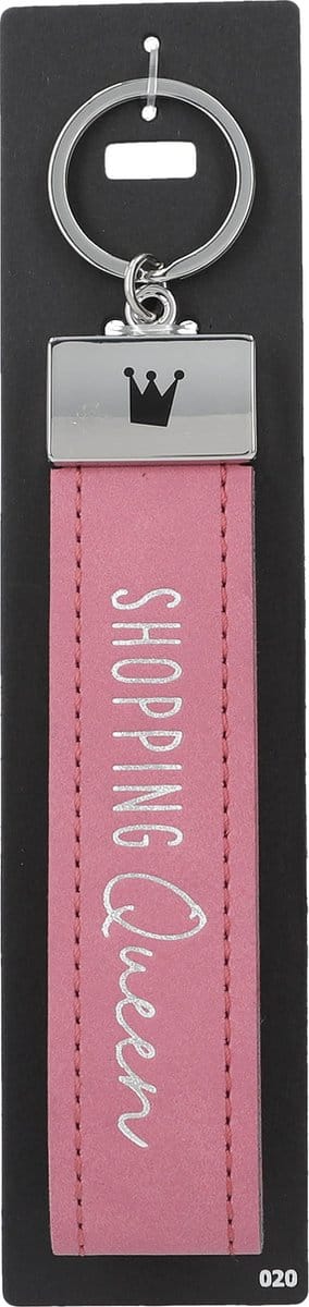 Depesche - Sleutelhanger "Do not forget me!" - motief 020 met de tekst "Shopping Queen"