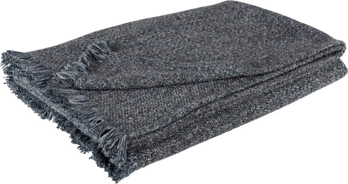 Plaid Donkerblauw Katoen 170x130 cm