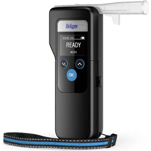 Dräger Alcotest 6000 Alcoholtester Zwart 0.00 tot 5.00 ‰ Alarm, Incl. display