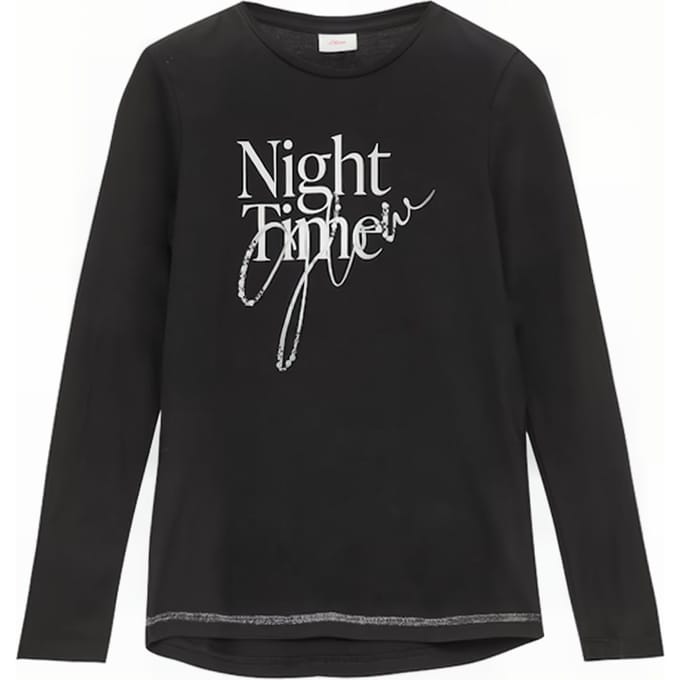 s.Oliver Junior T-shirts Black Maat: 146/152 | T-Shirts Outlet | kids | Zwart