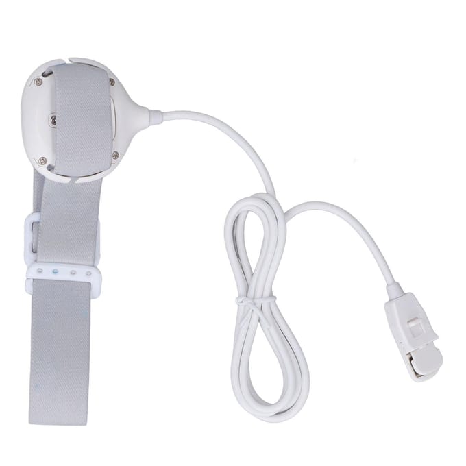 Bedplassen Alarm Bedplassen Enuresis Alarm Kinderen Bedplassen Monitor met Geluid Trilling Licht Bewezen Oplossing voor white