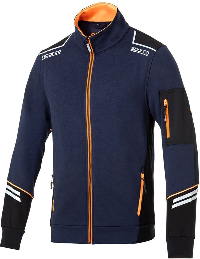 Sparco Full Zip Tech Alabama Vest - Zwart