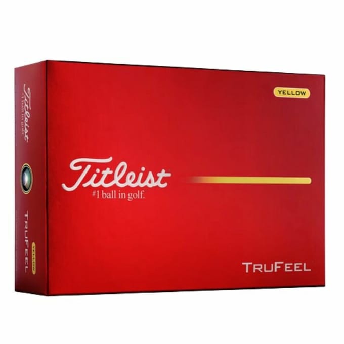 Titleist TruFeel Golfballen Geel 2026