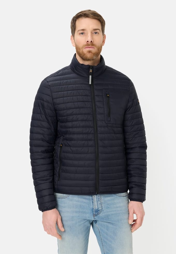 camel active Steppjas met waterafstotende functie - Maat - Marineblauwmenswear-M