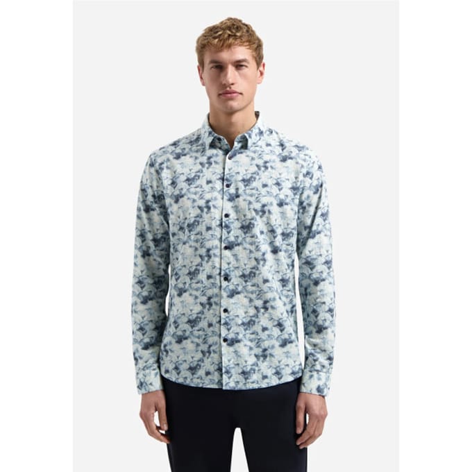 No Excess Heren overhemd 31430120 030 blue