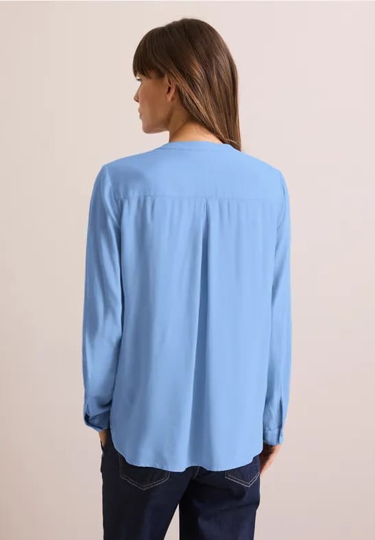 Blouse in effen kleur