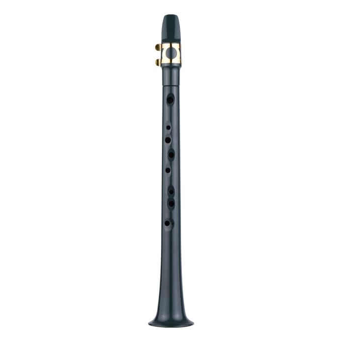 11-holes C Key Mini Pocket Saxofoon ABS met Alto Mondstuk Ligatuur 4 stuks Riet 8 stuks Tandheelkundige Pads black