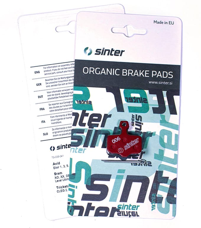 Sinter Fiets Schijfremblokken Standaard Rood