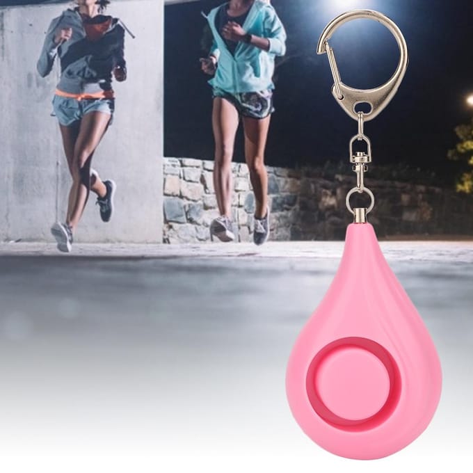 Multifunctioneel Veiligheid Persoonlijk Alarm Oudere Vrouwen Noodbescherming Alarm Roze wit