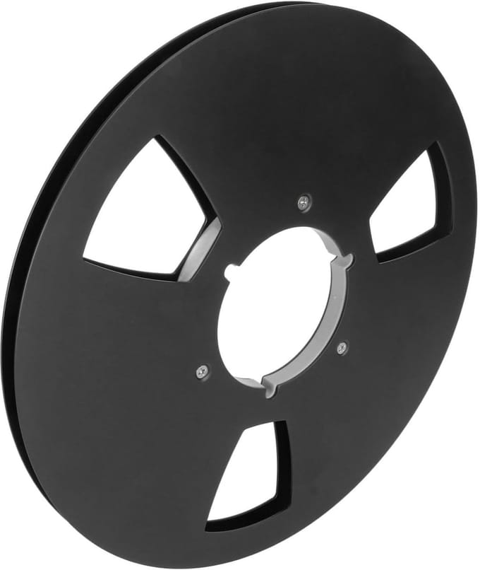 Tapehaspel - Opname Rol - Geluid Herstellen - Aluminium Legering Constructie - 105 Inch Diameter - Zwart