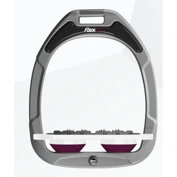 Platte Ultra Grip Aluminium/ Wit/ Paars Flex-On Green Composite