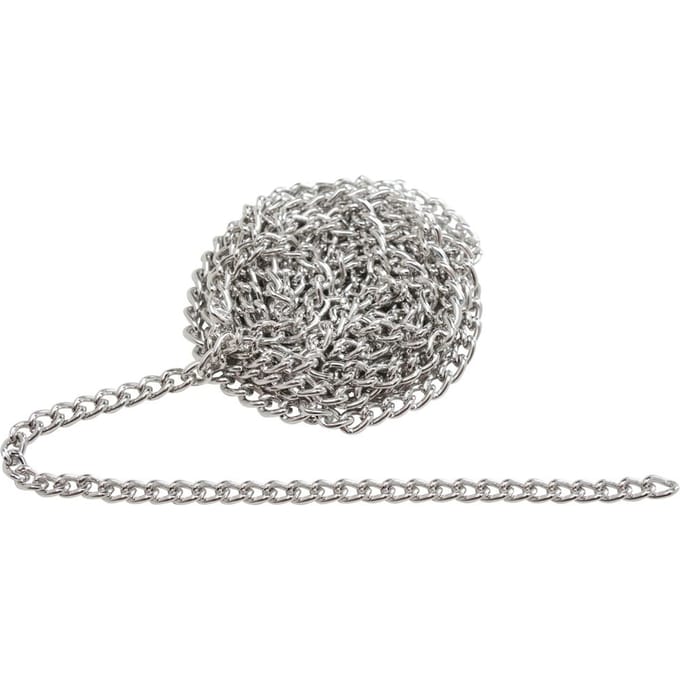 Schakelketting, 1 m, aluminium, ca. B 3 x H 4 mm