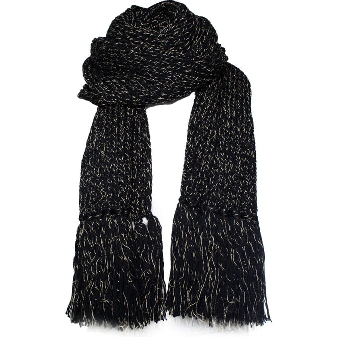 Saint Laurent, chunky gebreide oversized sjaal
