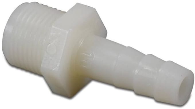 Ubbink Slangpilaar + Uitwendig 1/2" Schroefdraad Ø25mm