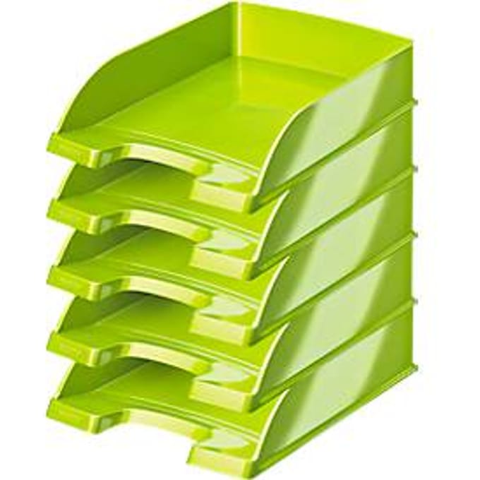 Brievenbak  Wow 5226 LEITZ®, groen, 5 stuks