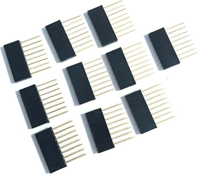 header 8 pins 10 stuks geschikt voor Arduino