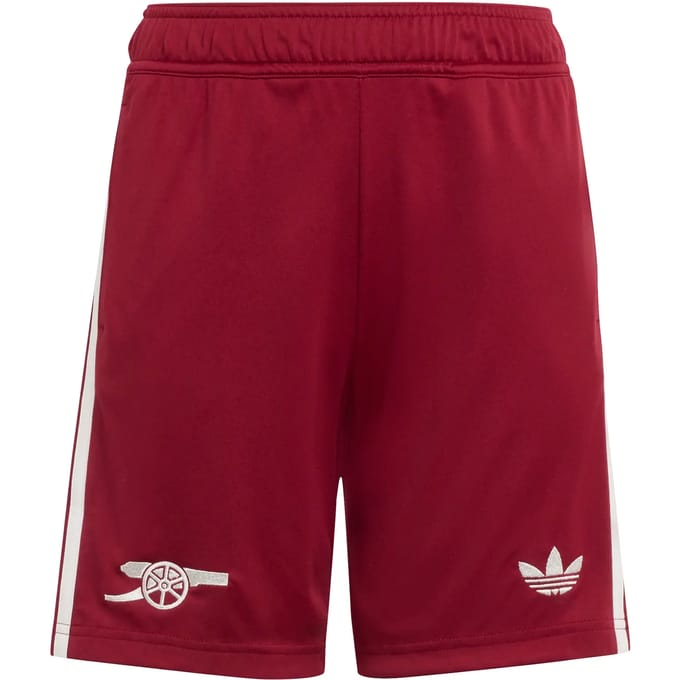 Adidas Arsenal 25/26 Third Shorts Korte Broeken Kinder - Rood - Maat 135 - 140 CM - Poly Mesh