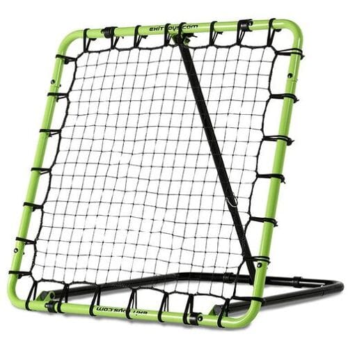 EXIT Tempo Multisport Rebounder 100x100cm - Tchoukbal - Voetbal Rebounder - Trainingsmateriaal - Buiten - Groen/zwart