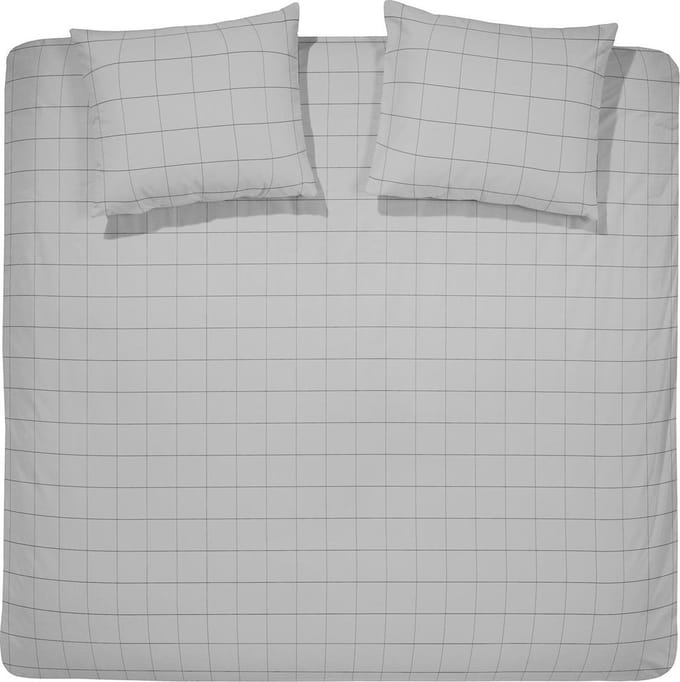 Damai Mesh Dekbedovertrek - Tweepersoons - 200x200/220 cm - Glacier
