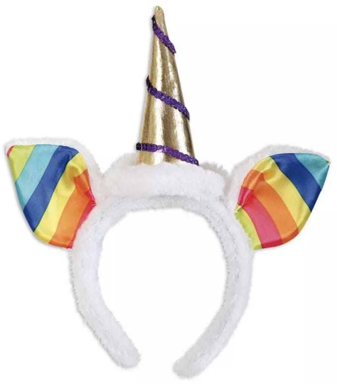 Diadeem Eenhoorn - Wit Regenboog - Unicorn