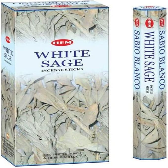 HEM Wierook - White Sage - Slof (6 pakjes/120 stokjes)