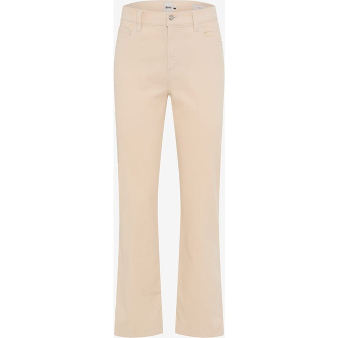 Brax Dames Jeans  Style MAY S DARK ECRU, lichtbeige, maat 36