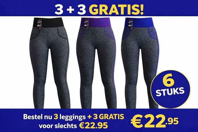 yoga annex sport-leggings (3 pack) maat s/m