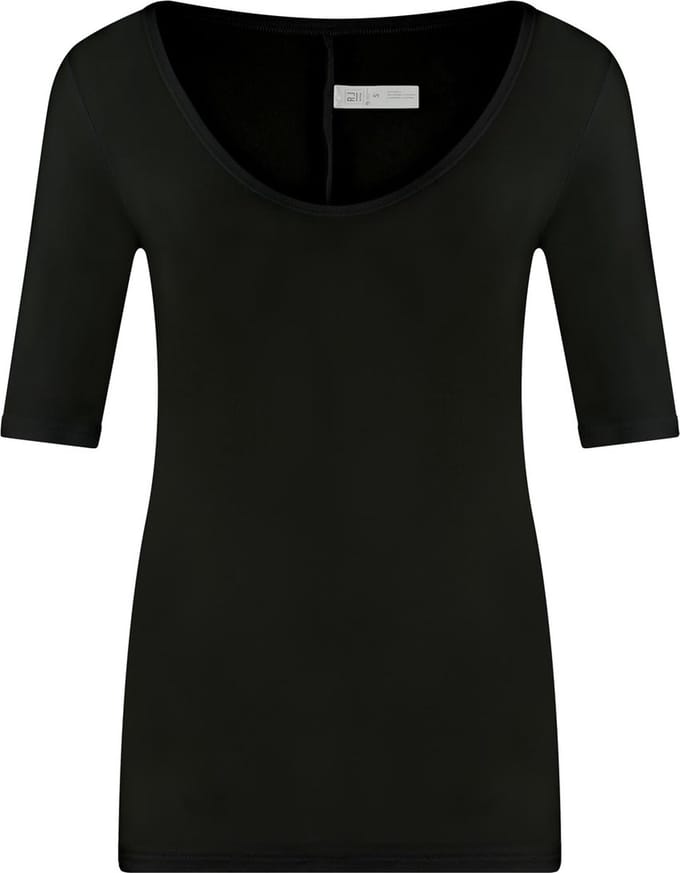 RJ Allure Dames T-Shirt Halve Mouw Zwart S