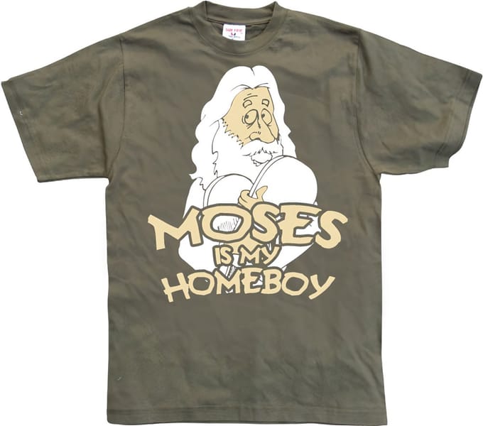 Hybris Moses Is My Homeboy T-shirt SH-1-10913-Poly