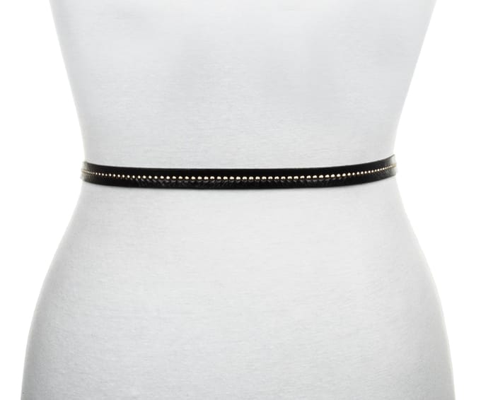 b.belt Leren Riem Cher Belt W70 Black Zwart