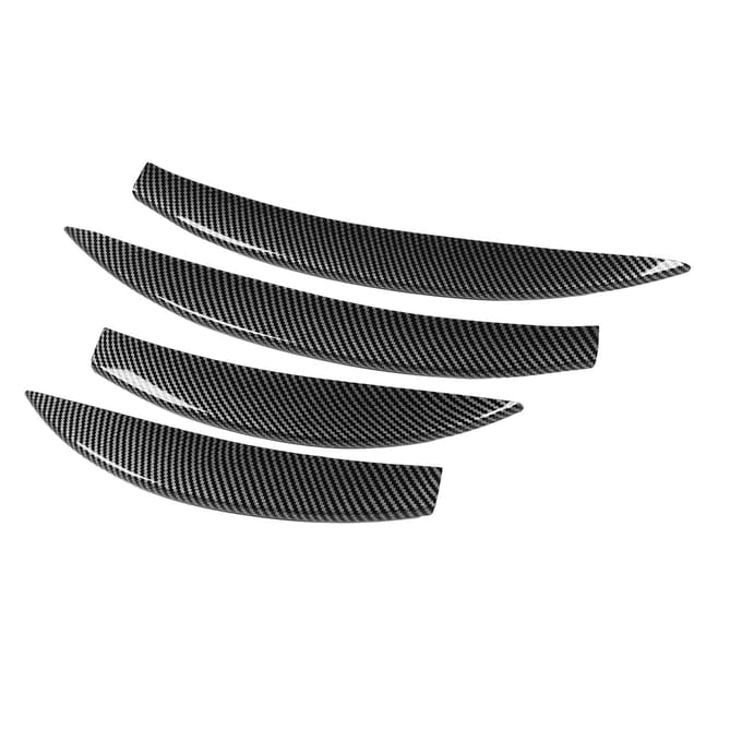 1 Paar Voorbumper Splitter Grille Sierlijst Stijlvolle Look Spoiler Diffuser Grille Sierlijst black