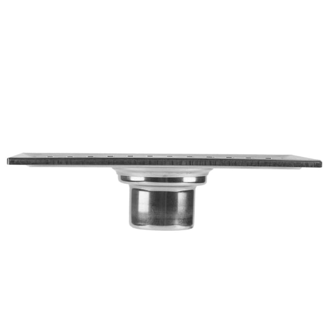 Siphon de sol rectangulaire en acier inoxydable 20x10cm Douche de salle de bain Cuisine Grille d'évacuation gray
