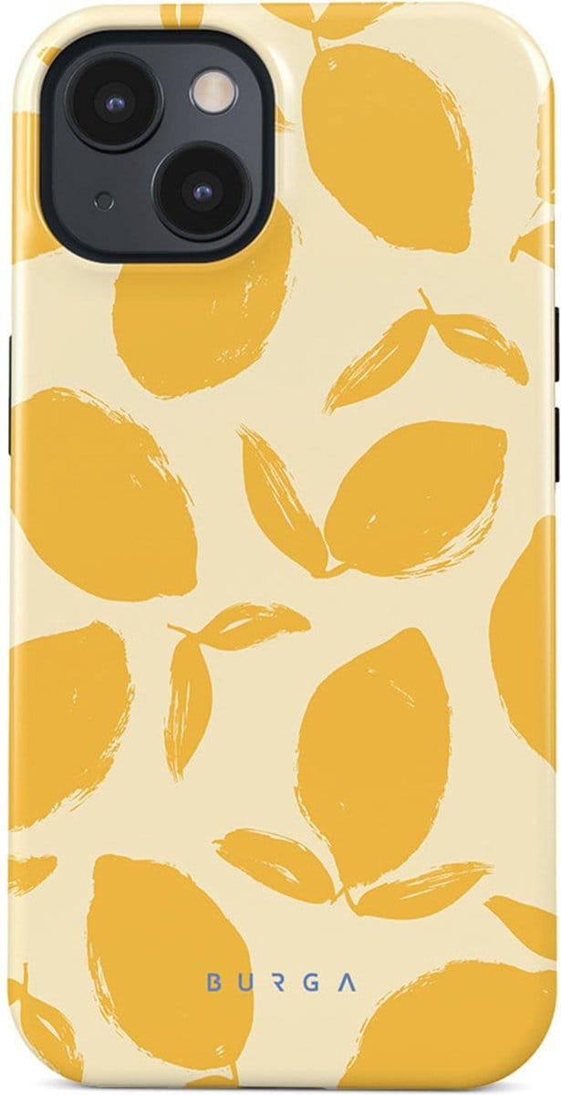 Burga Tough Case geschikt voor Apple iPhone 13 - Lemon Tart