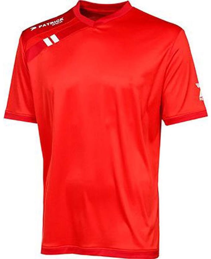 Patrick Force Shirt Korte Mouw Kinderen - Donkerrood / Rood | Maat: 7/8