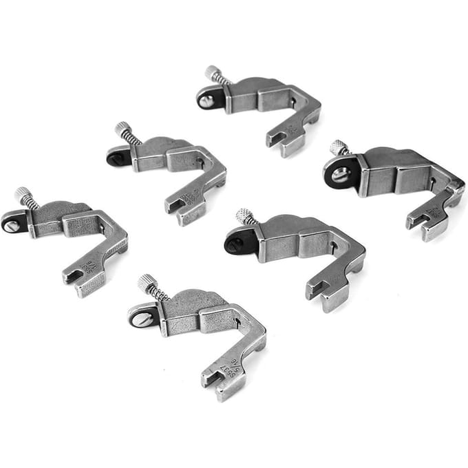 6 Stuks Elastische Druppelvoet Naaimachine Volstaal S537 Druppelvoet Accessoire gray